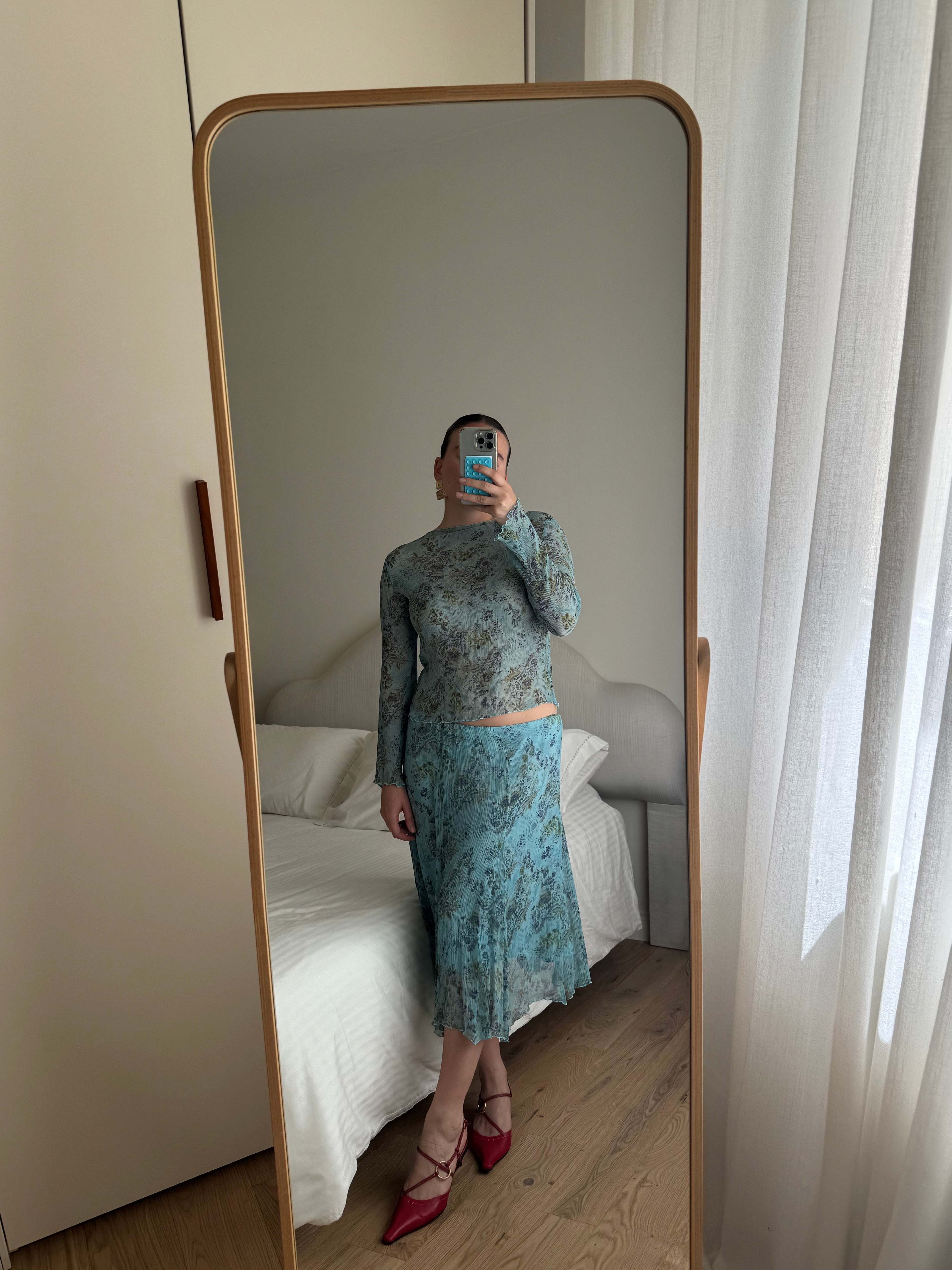 Pure silk floral co-ord