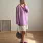Pure silk lilac shirt