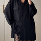 The black maxi shirt