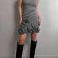 Red Valentino grey dress