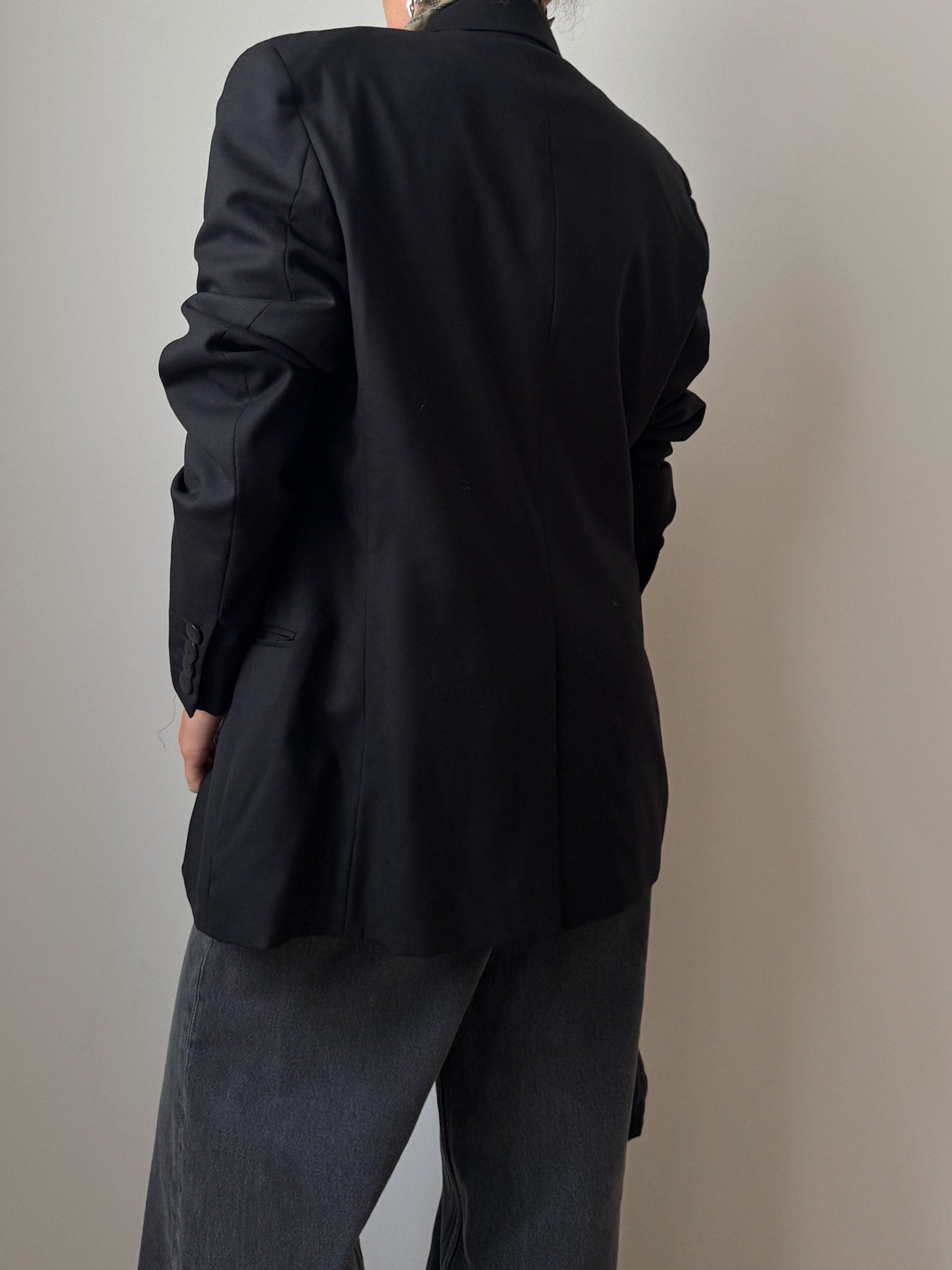 Pure wool black blazer