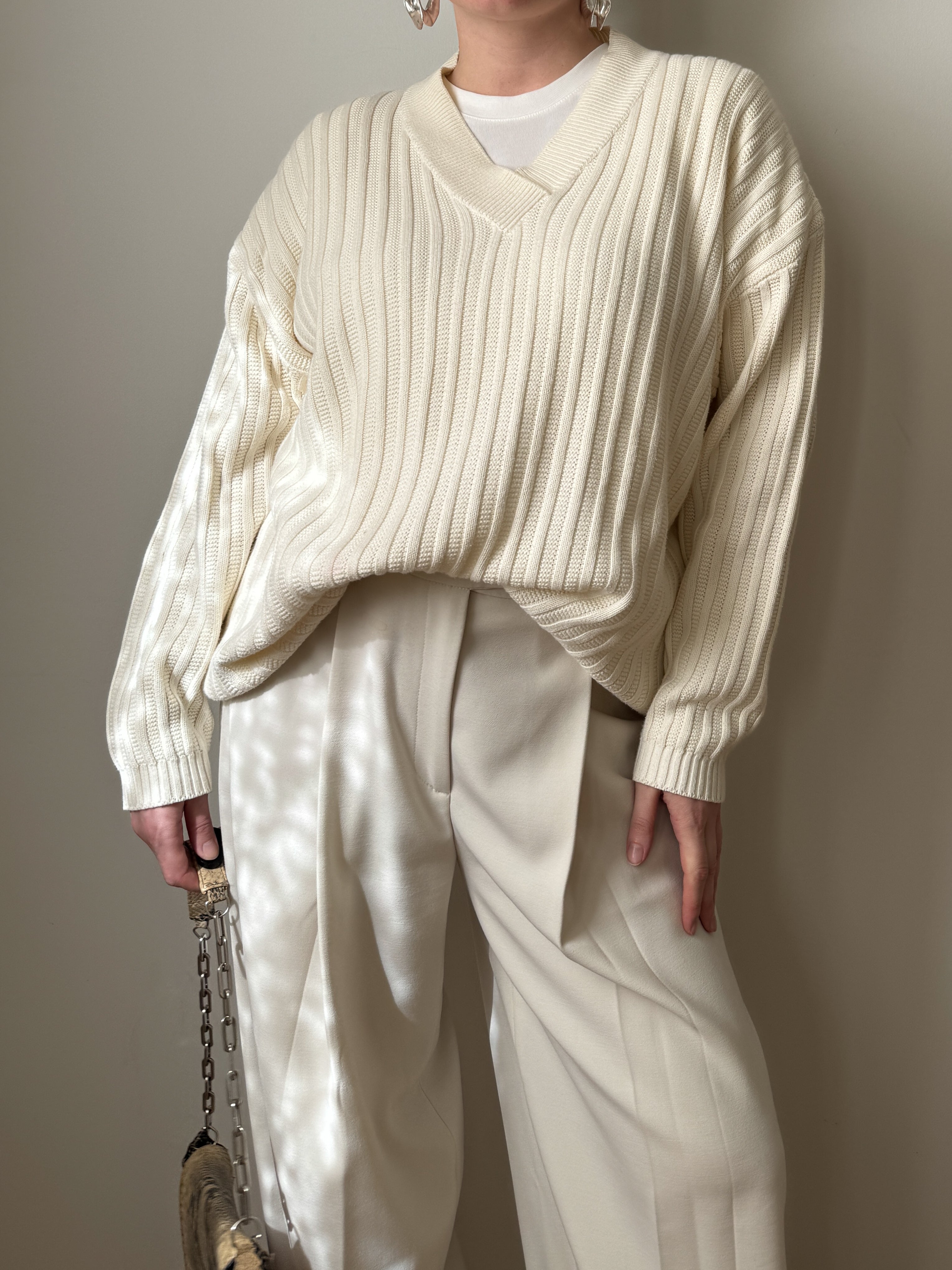 Pure cotton ivory pull