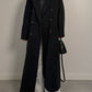 Persona wool and cashmere anthracite coat