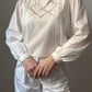 Pure cotton ivory blouse