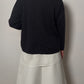 Pure merino wool anthracite cardigan