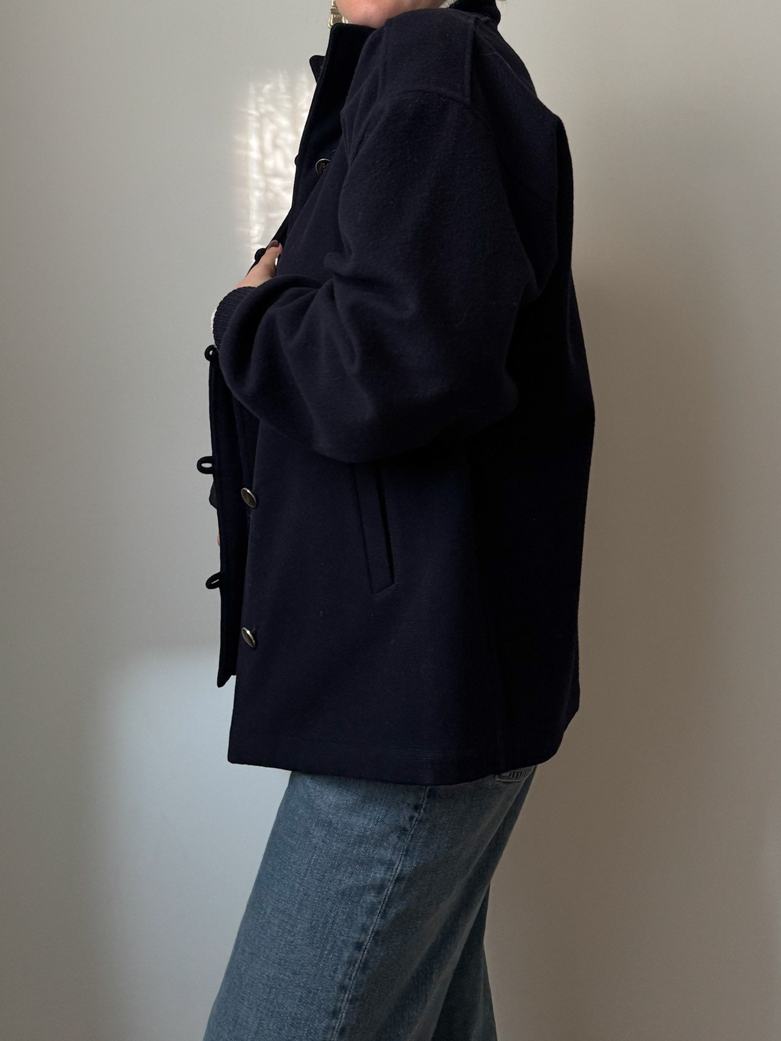 Pure wool blue jacket