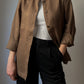 Pure linen brown shirt