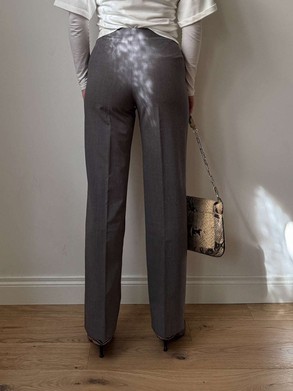 Viscose grey pants