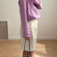 Pure silk lilac shirt