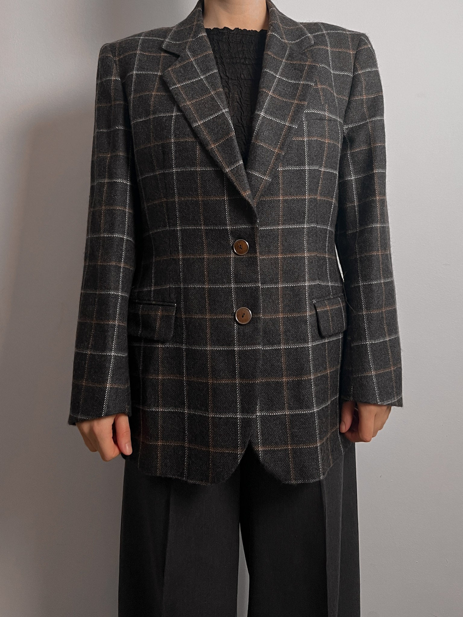 Seventy alpaca and wool blazer
