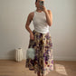 Pure cotton floral skirt