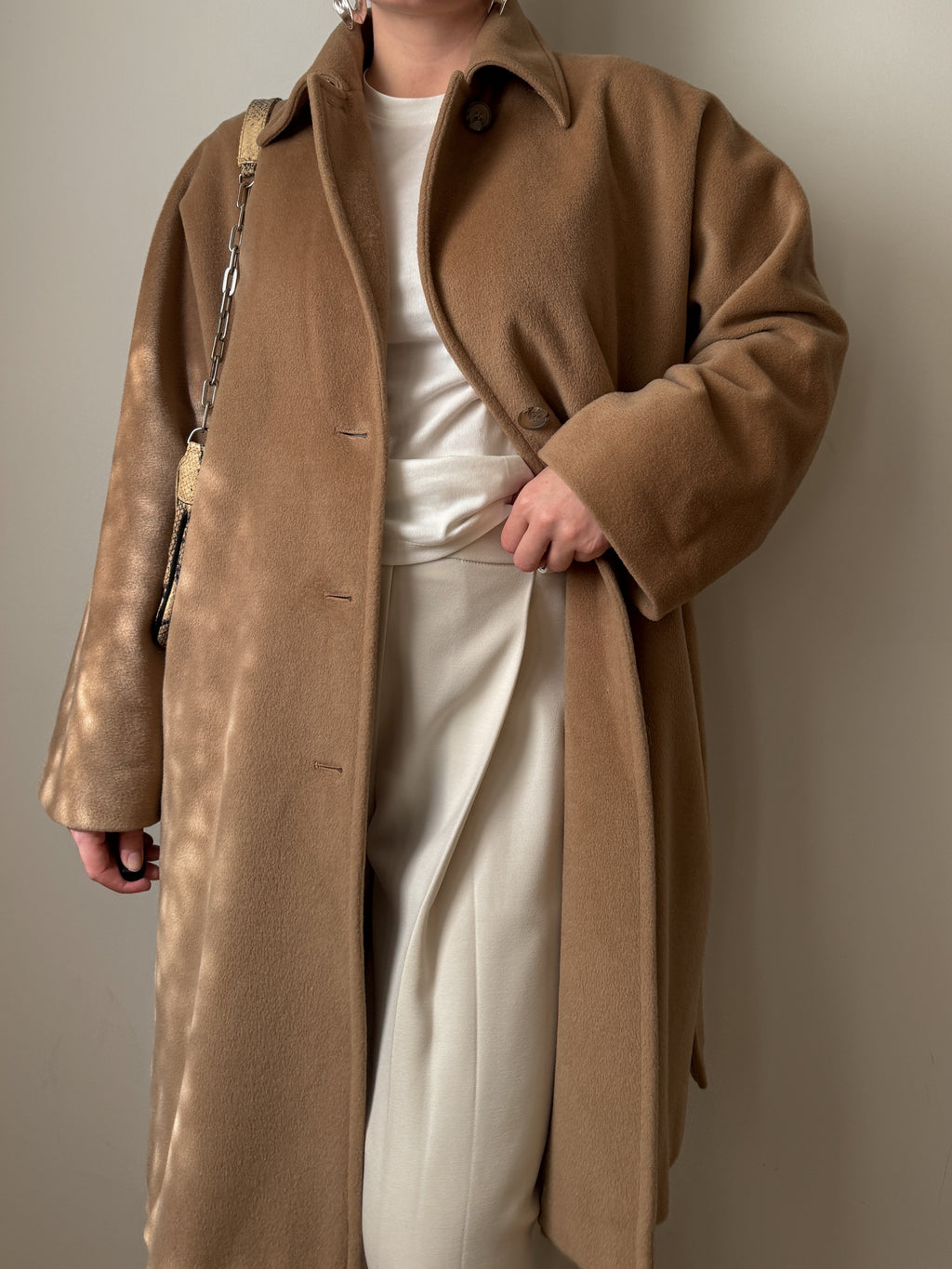 Max Mara pure wool camel caban
