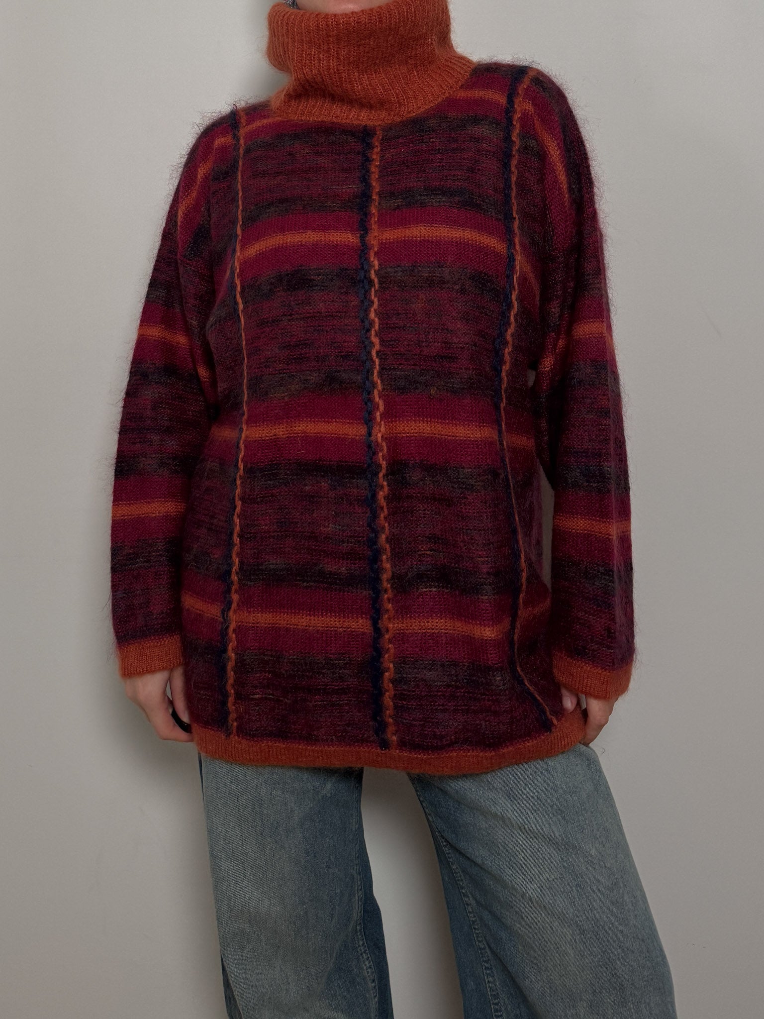 Superkid mohair and wool pull
