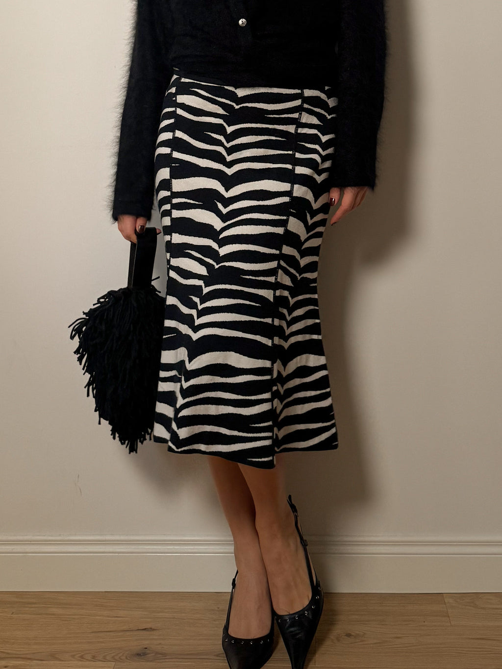 Valentino animalier skirt