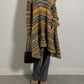 Wool and mohair striped maxi dress