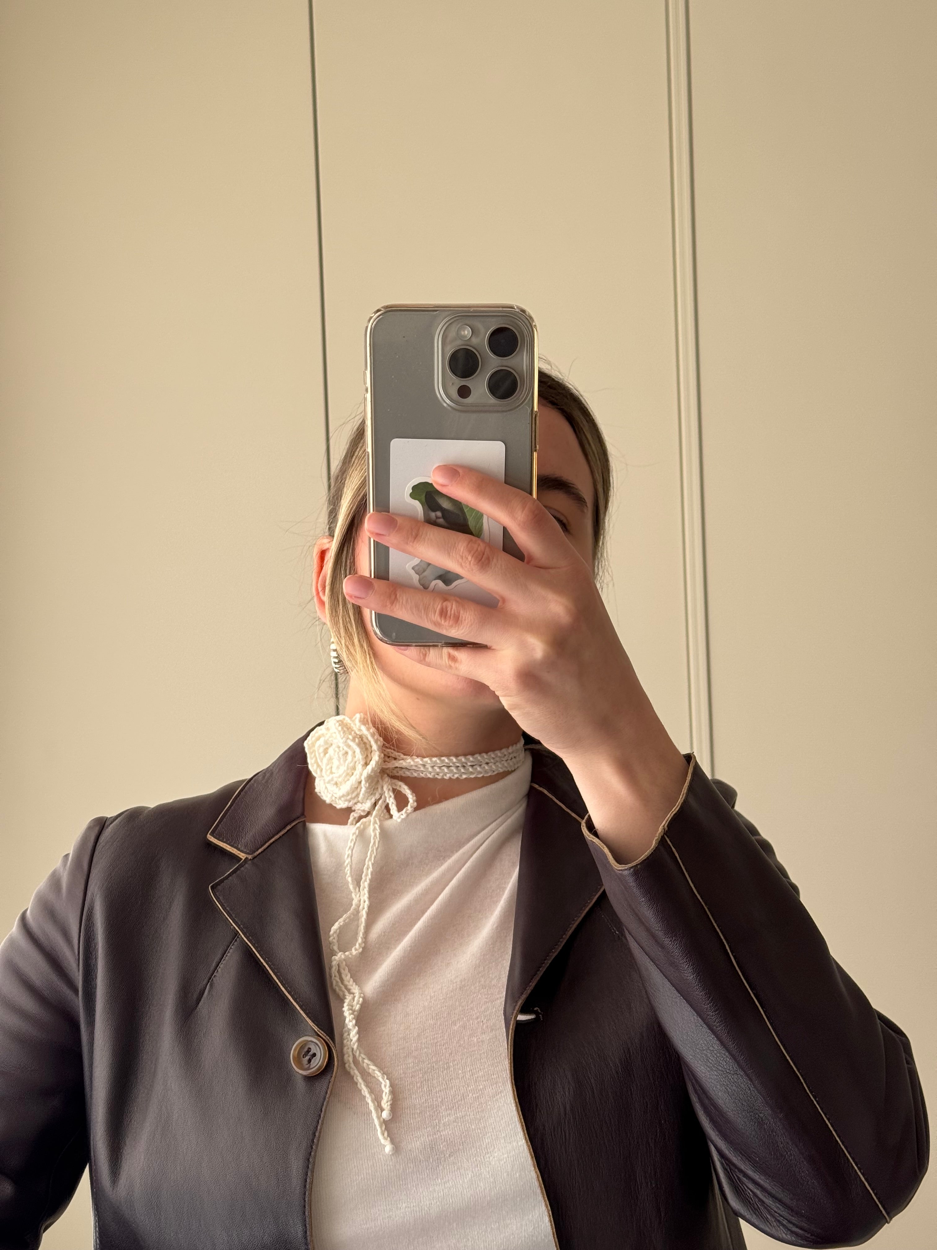 Jil Sander real leather jacket