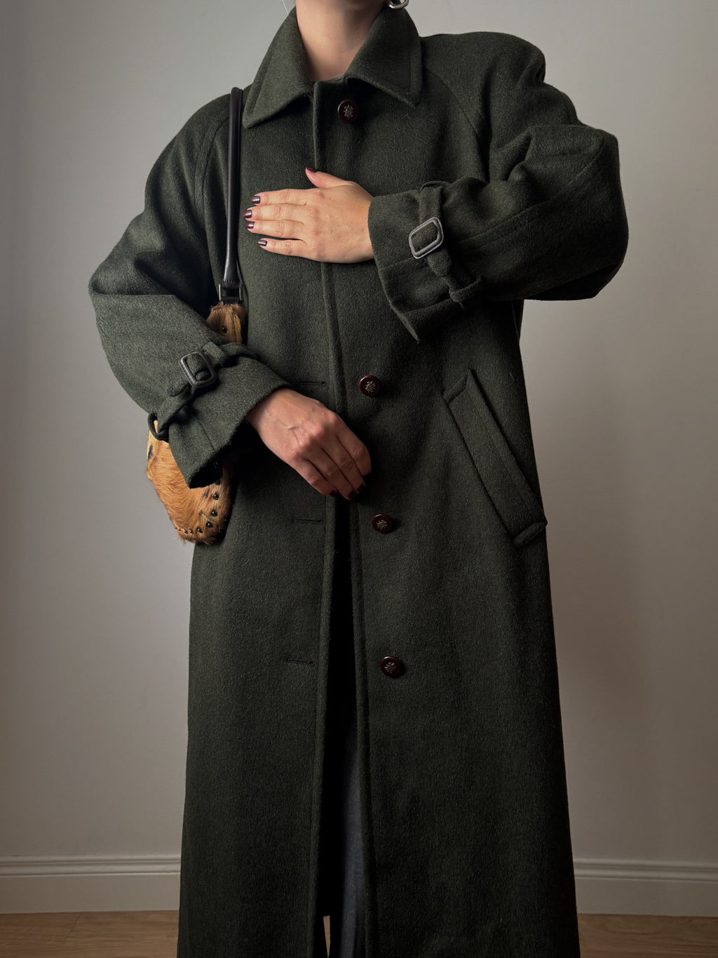 Classic Loden green coat