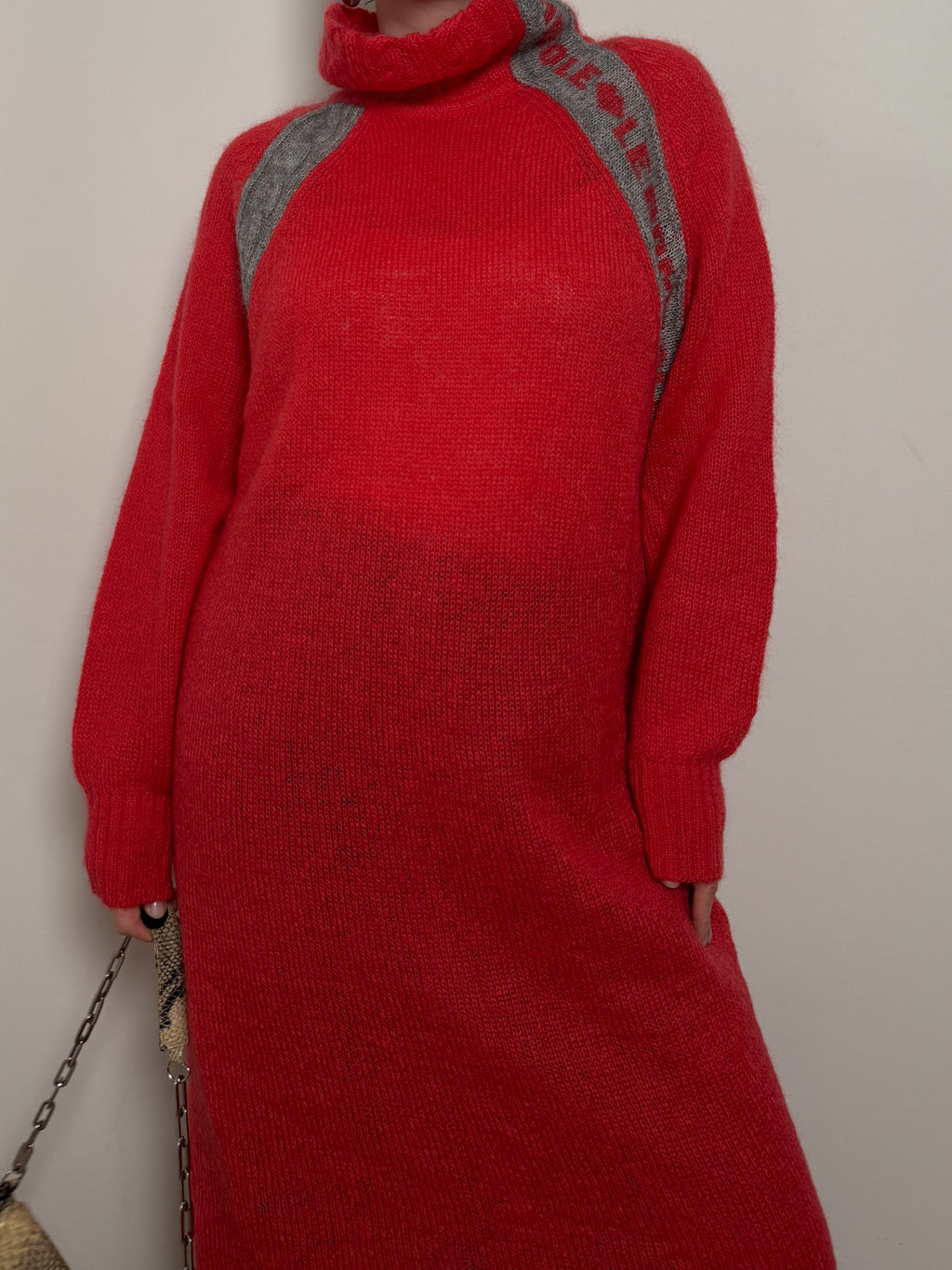Superkid mohair coral dress