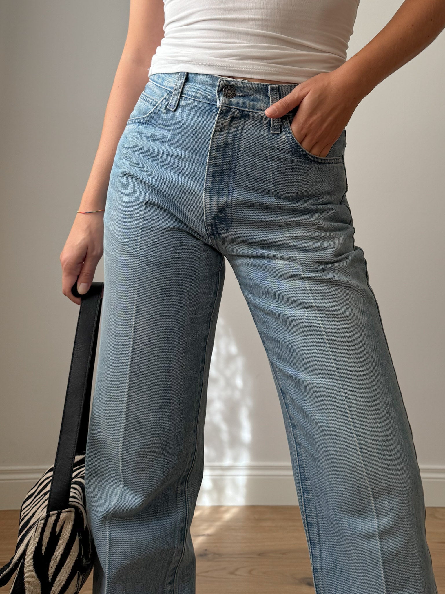 Levi's denim blue jeans