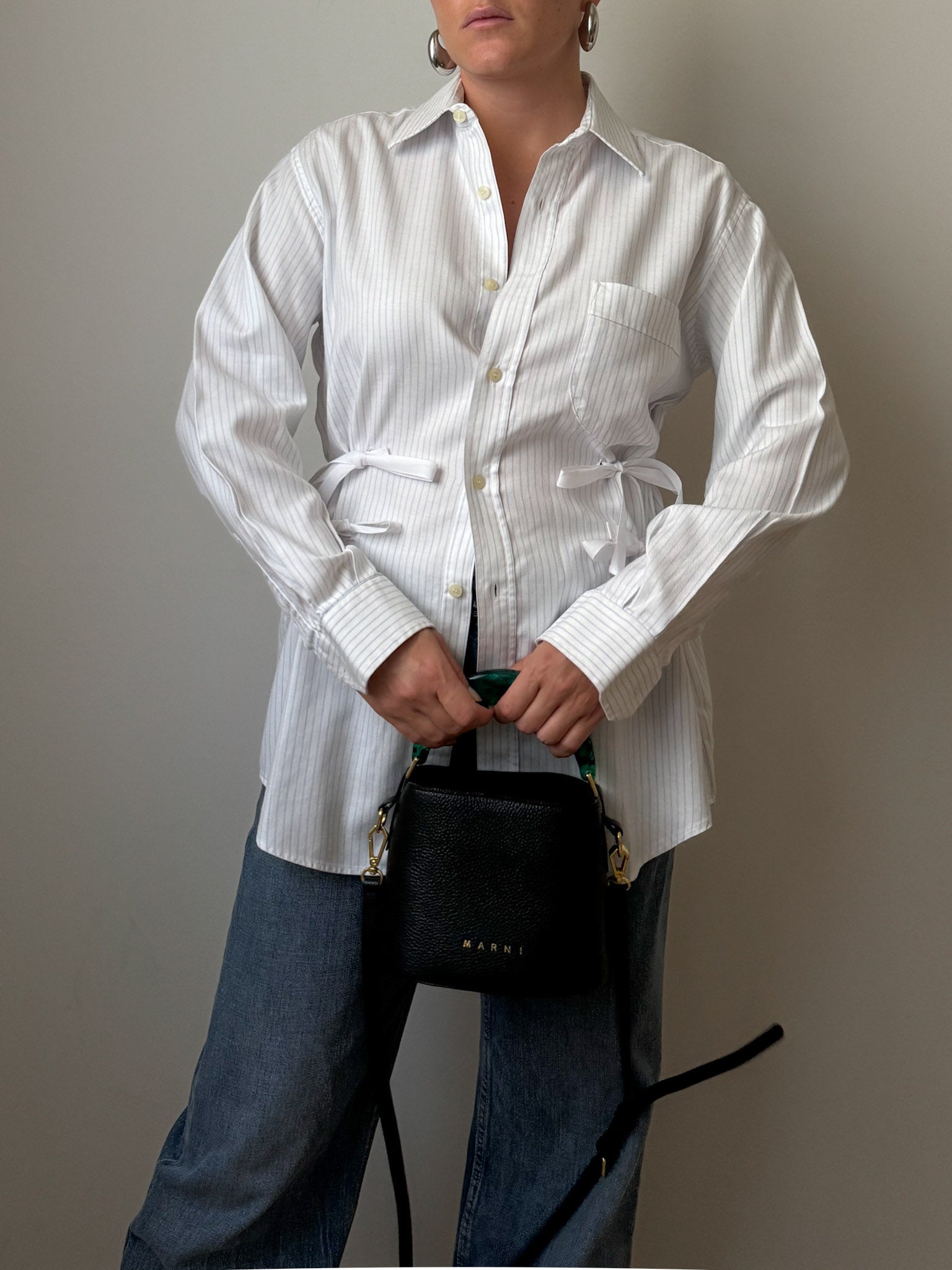 Isotta cotton striped shirt
