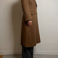 Tailored pure wool camel coat