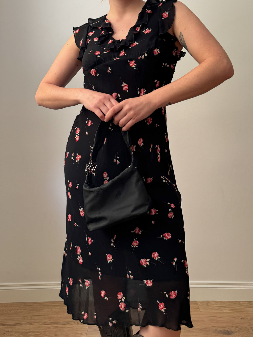 Viscose floral dress