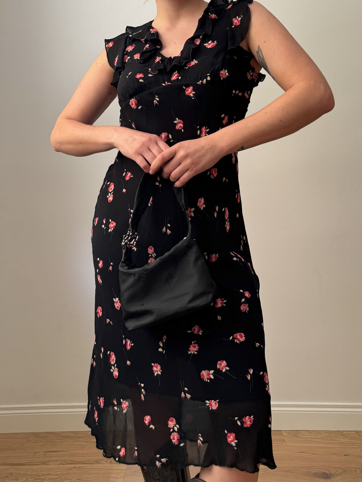 Viscose floral dress