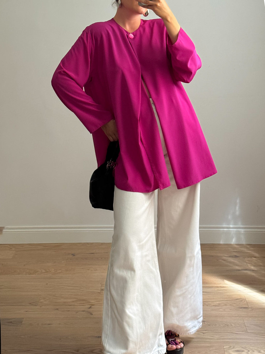 Marzotto cyclamen blouse