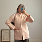 Pure silk pink shirt