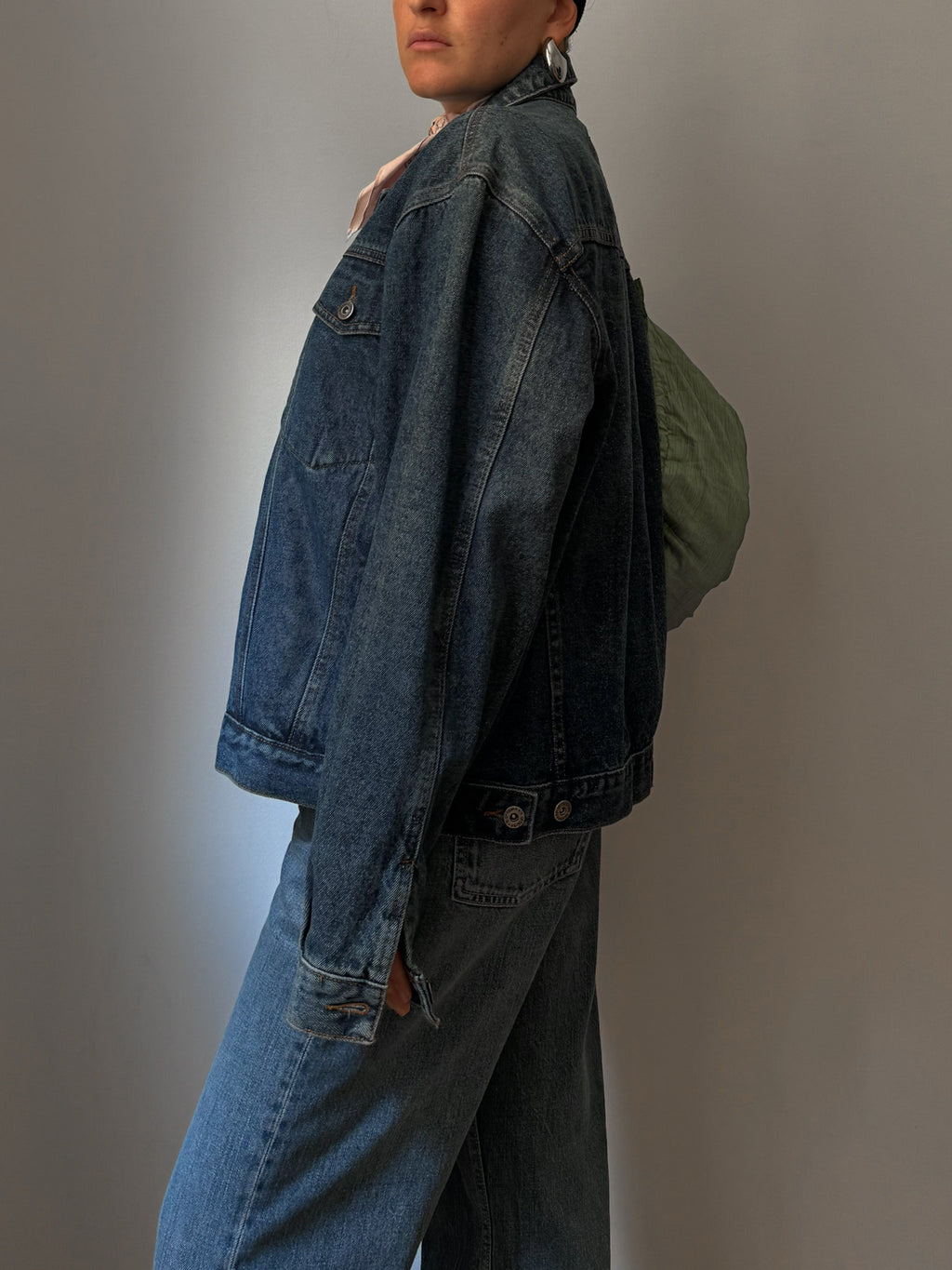 Denim cotton blue jacket