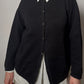 Pure merino wool anthracite cardigan