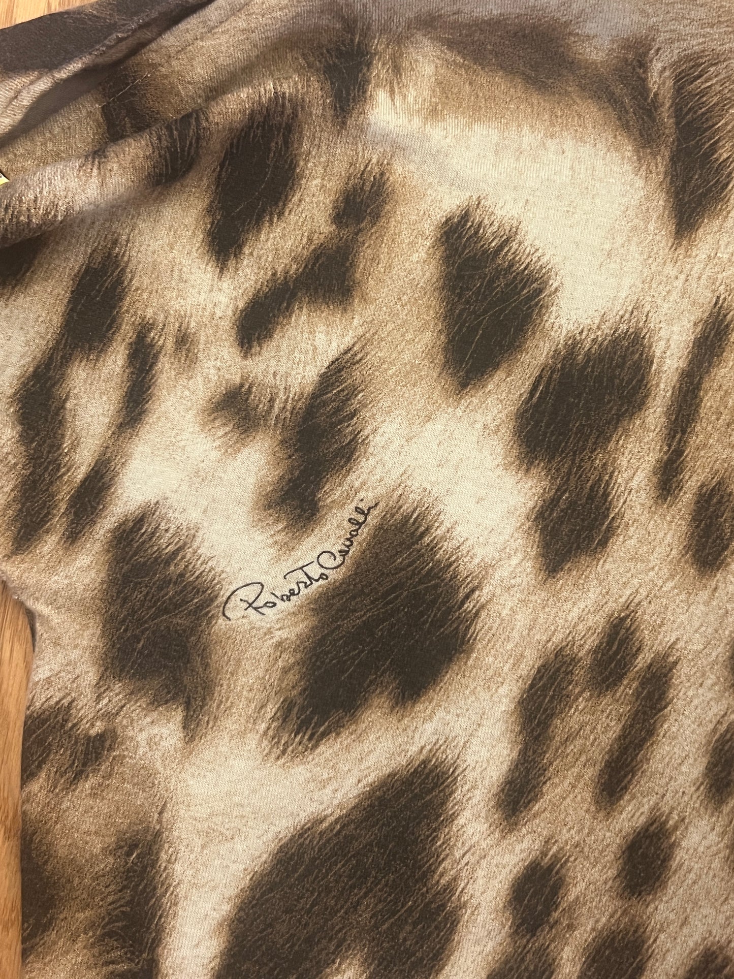 Roberto Cavalli animalier top