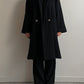 Wool and cashmere black coat