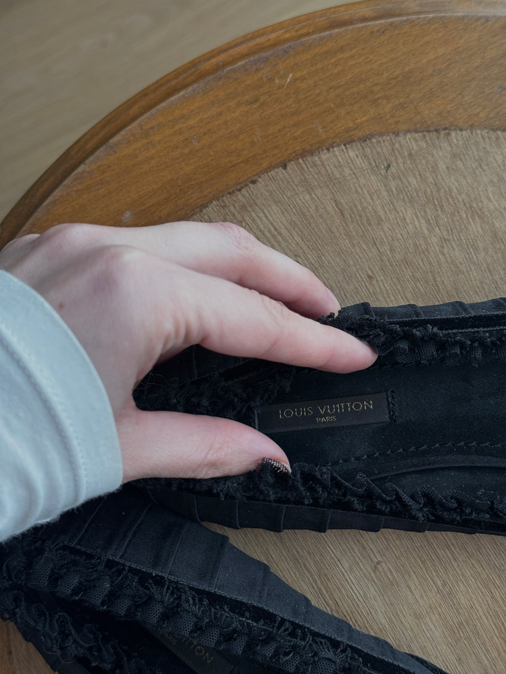 Louis Vuitton silky ballerinas