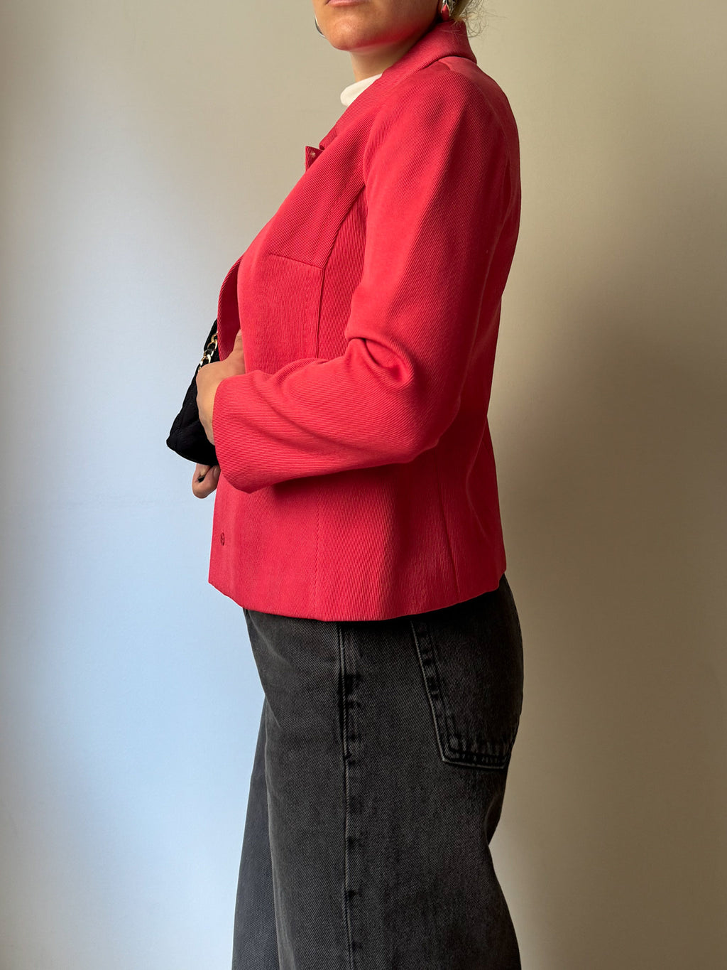 Pure wool strawberry jacket