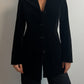 Velvet black blazer