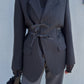 Brando grey pinstriped wool (Vittorio Lorini)