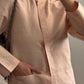 Pure silk pink shirt