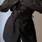 Brando pinstriped black blazer