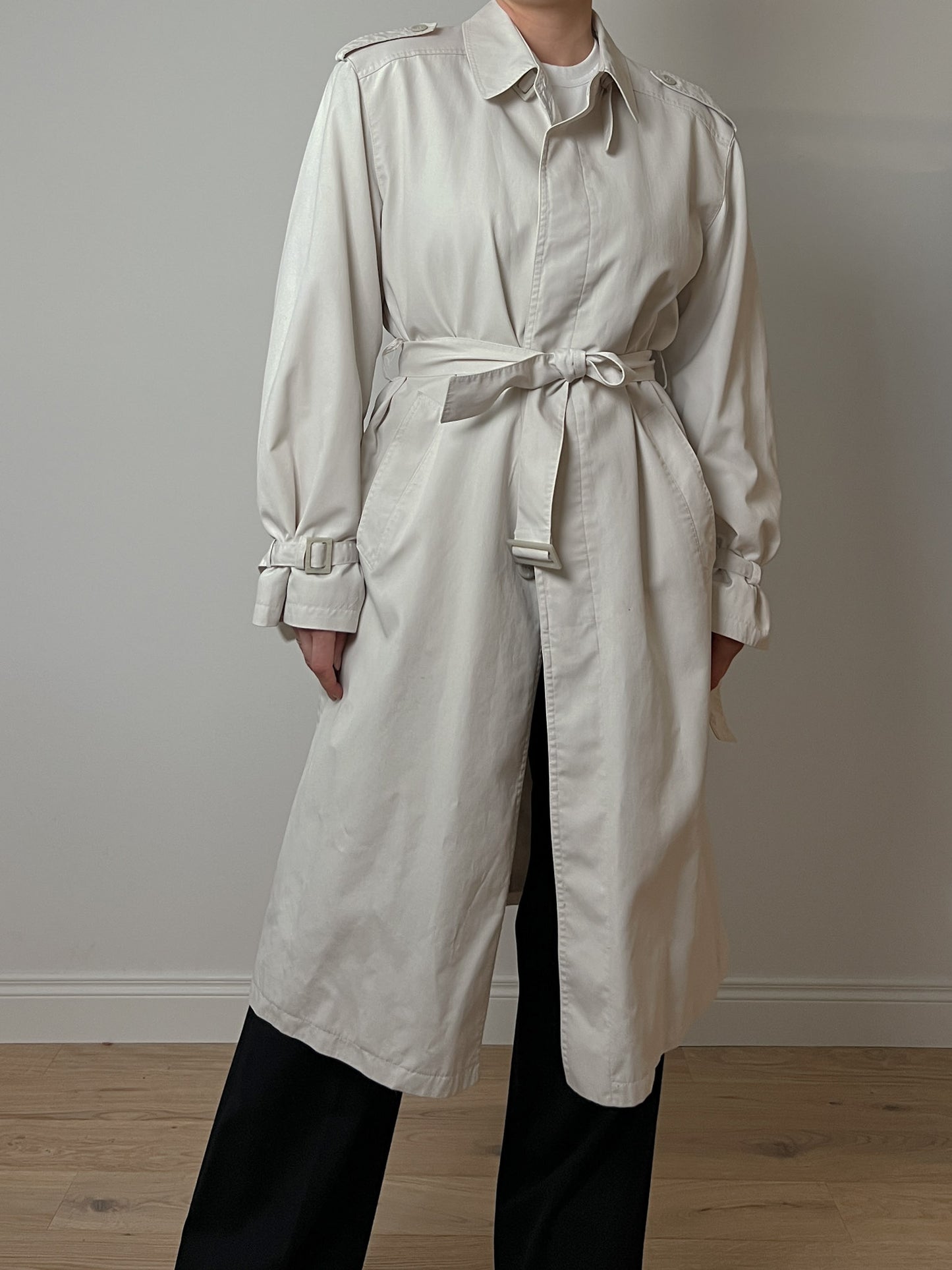 Classic ice trench coat