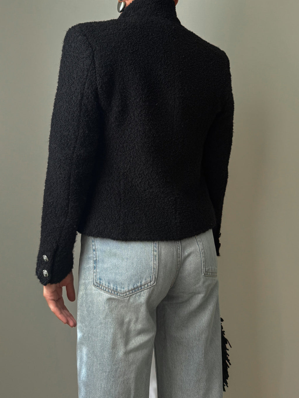 Bouclé black jacket