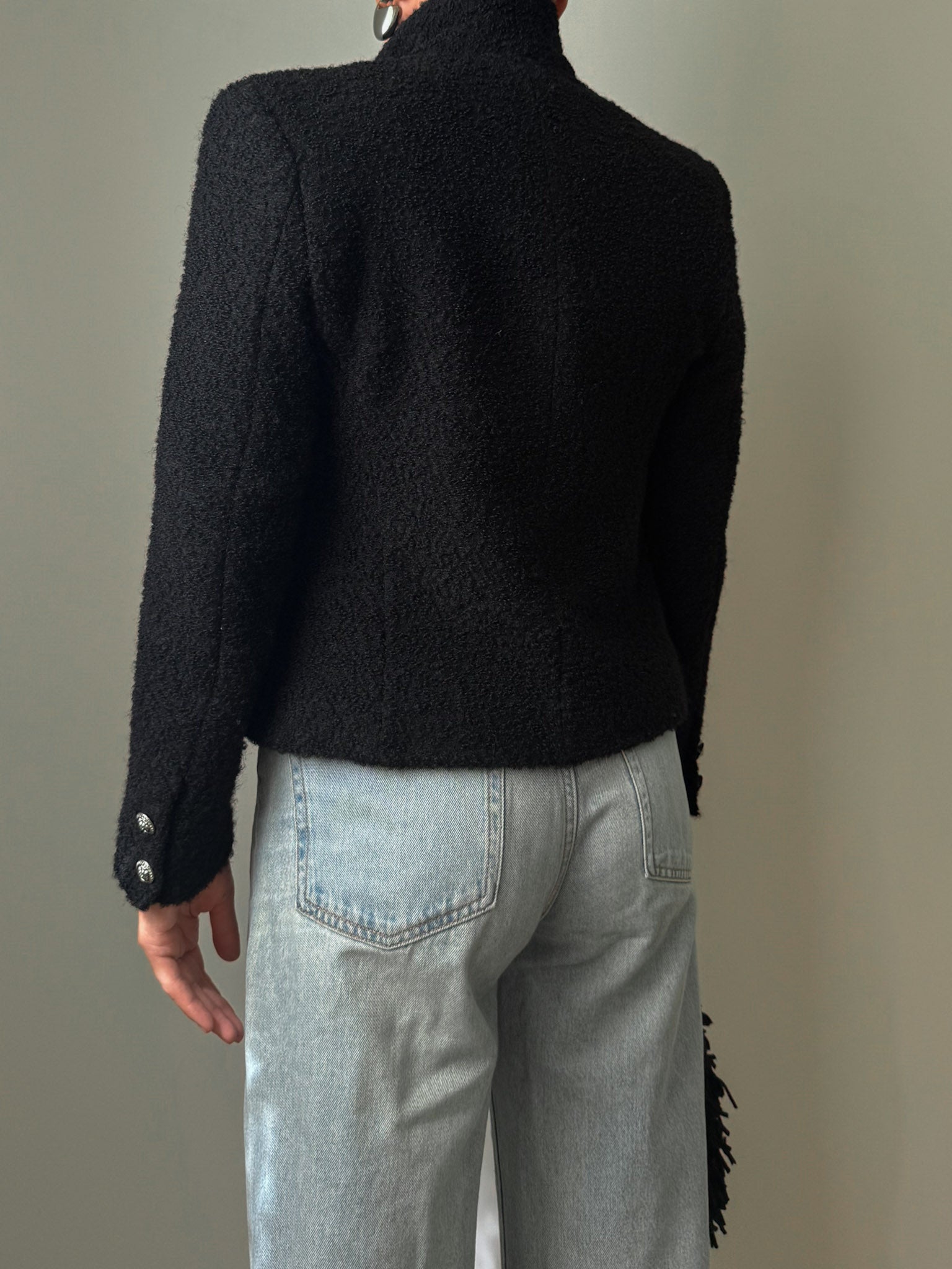 Bouclé black jacket