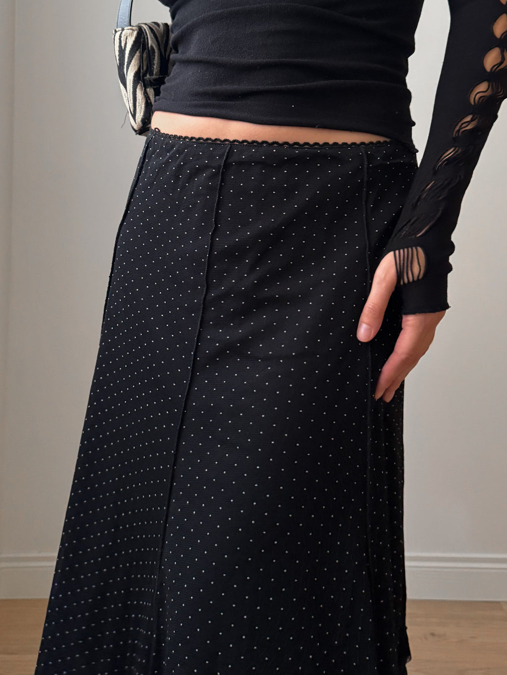 Stretch pois skirt
