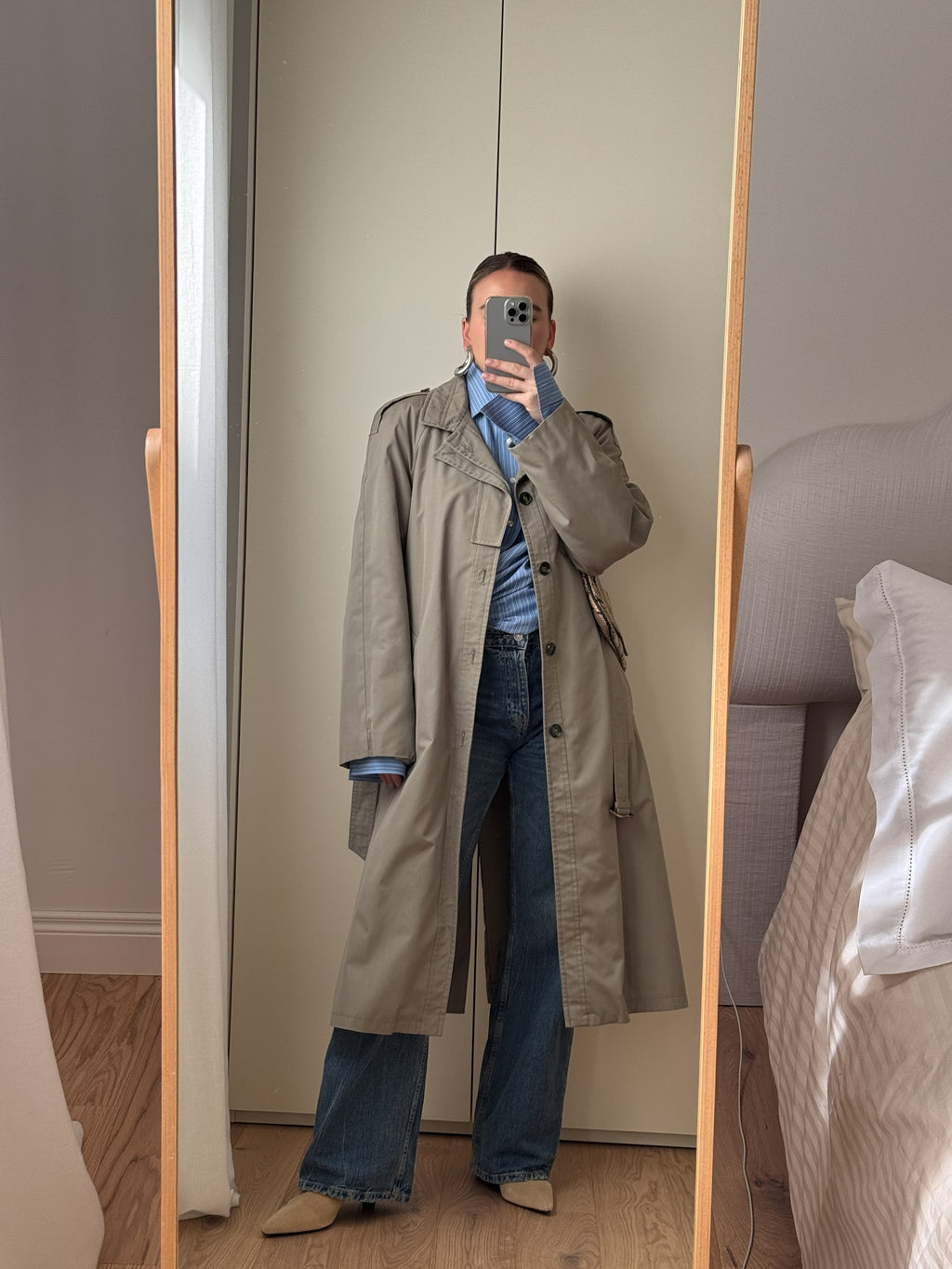 Classic long trench