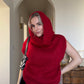 Wool blend red pull