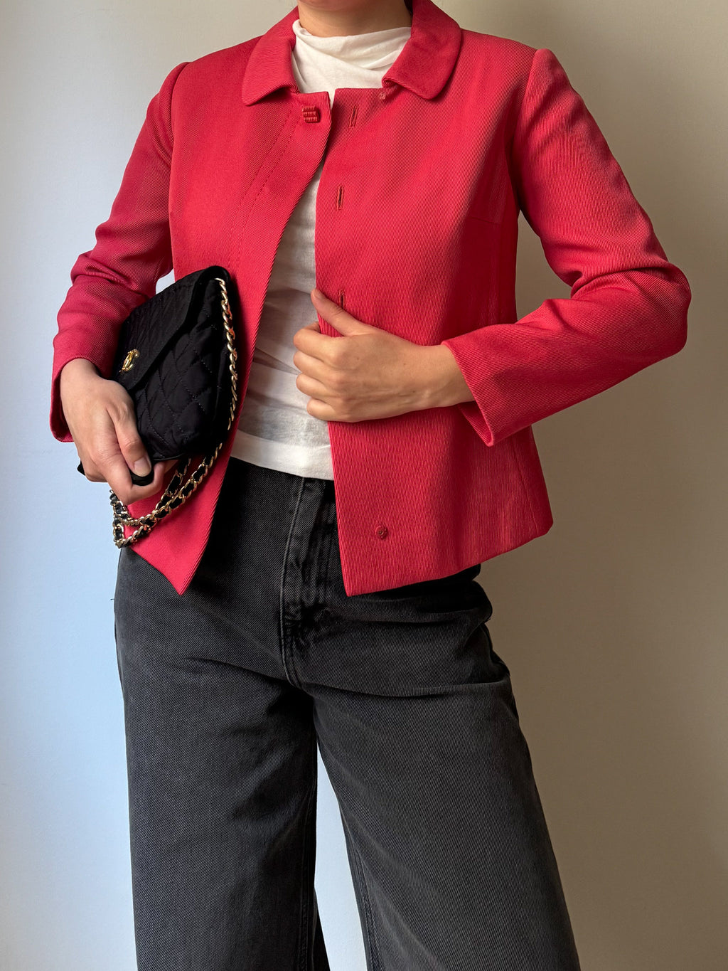 Pure wool strawberry jacket