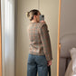 Pure wool tweed check jacket