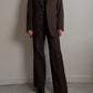 Pure virgin wool brown suit