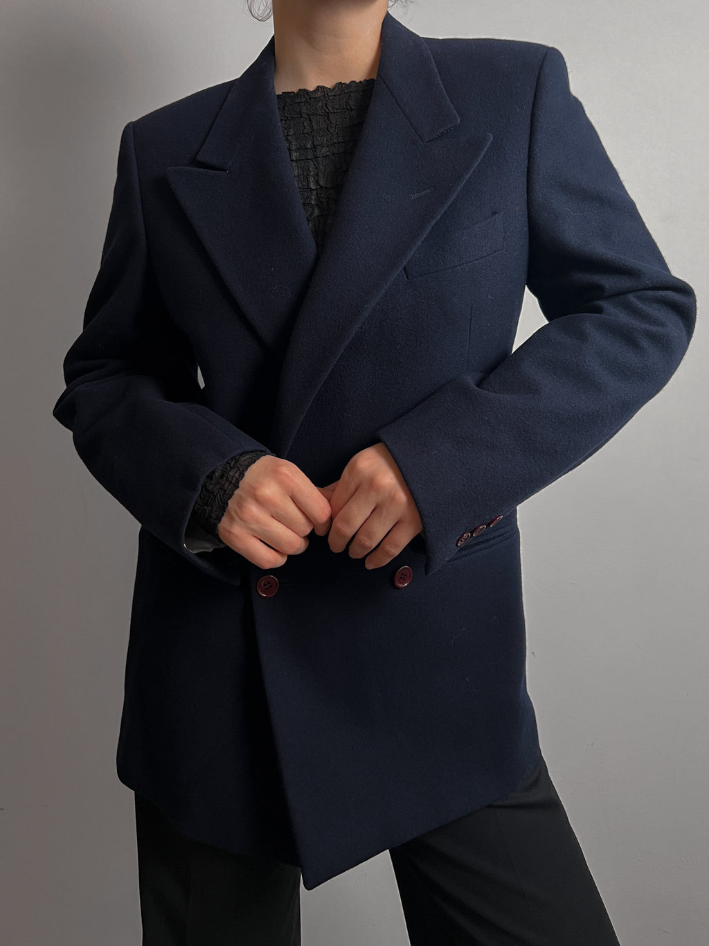 Emporio Armani pure wool blue blazer