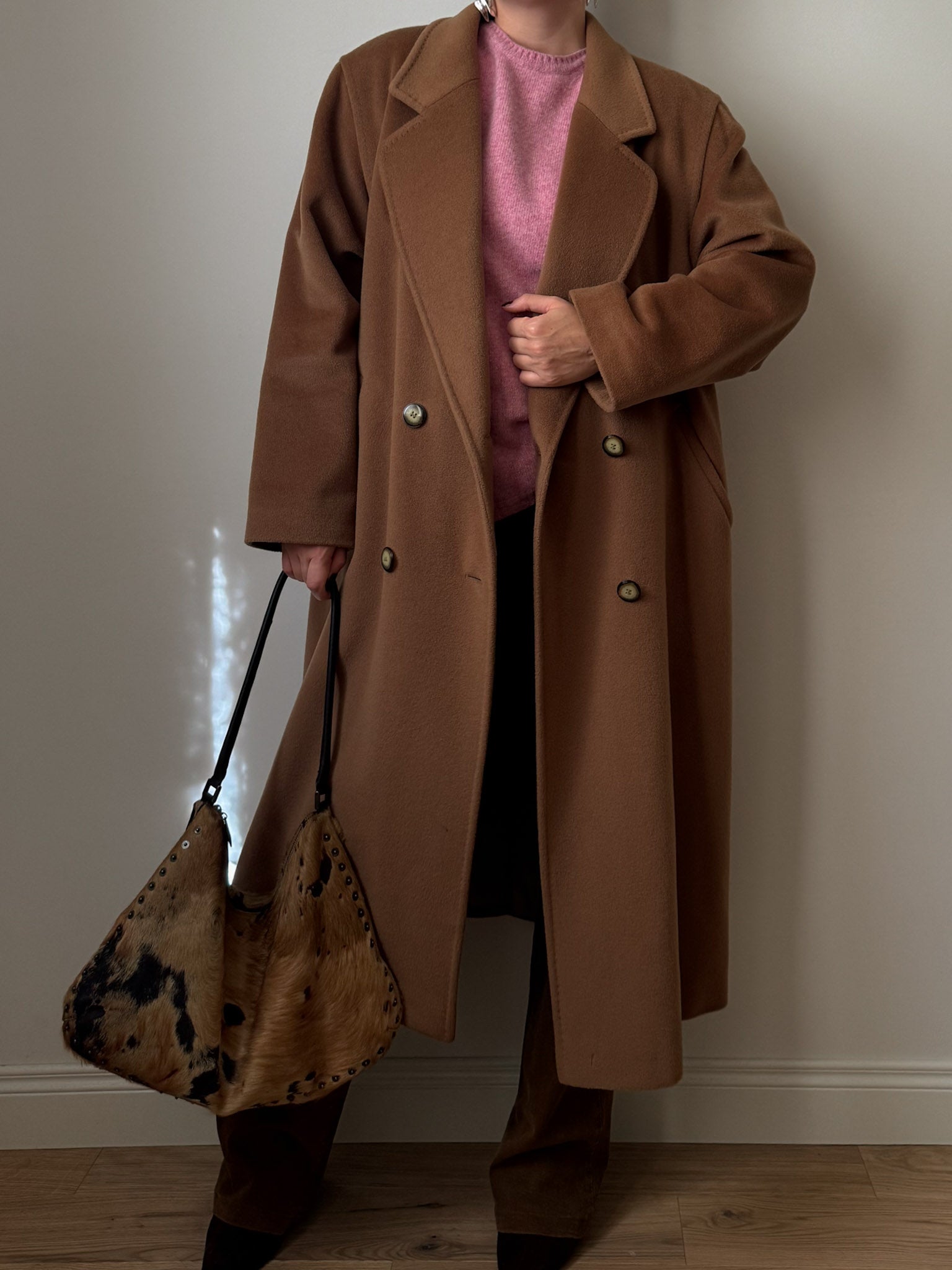 Piacenza pure wool  camel coat